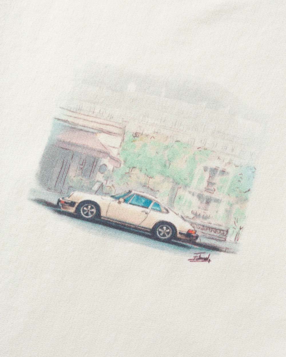 Edmmond Studios Chassing Classics Sweatshirt in Off White - Image 3