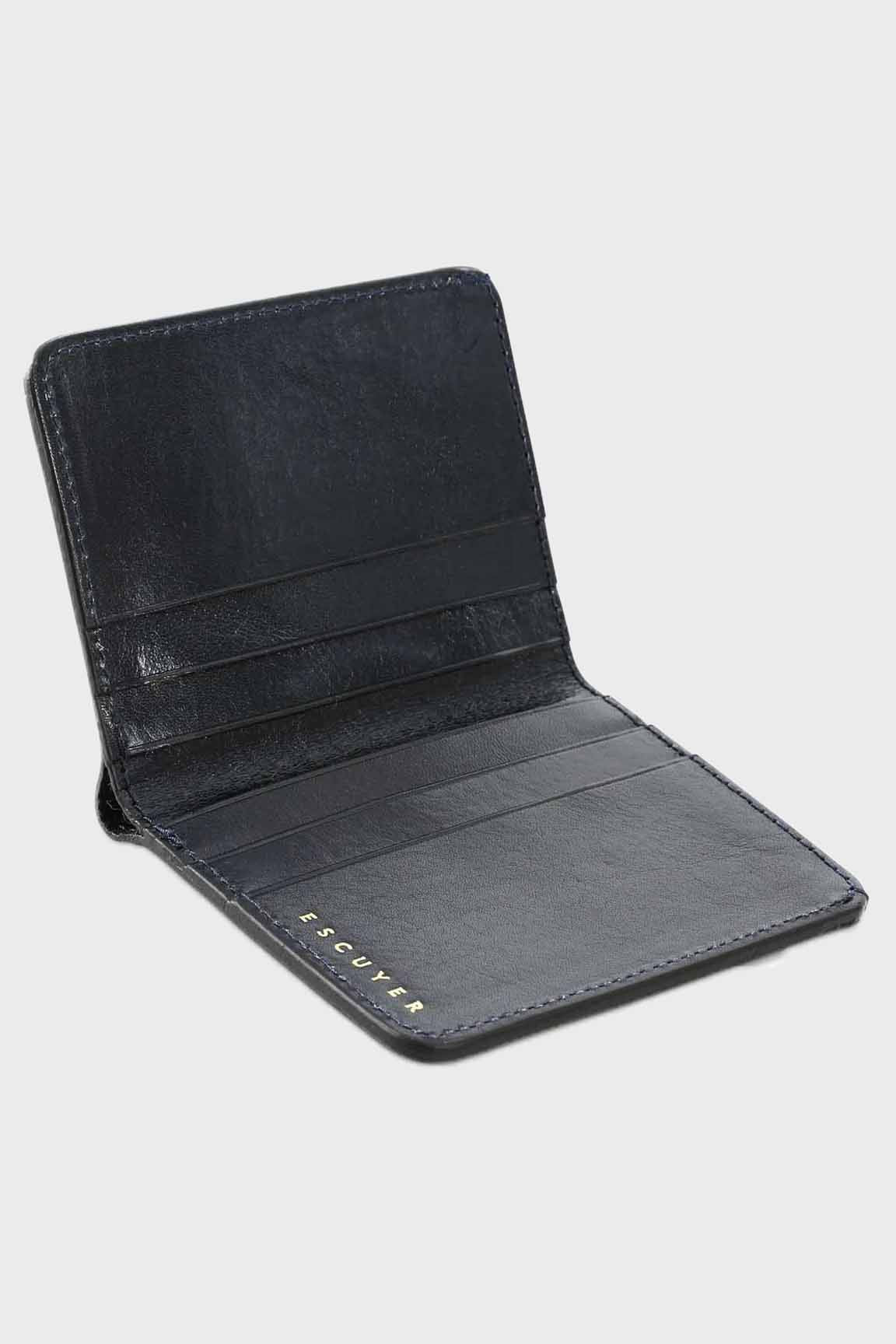 Escuyer Slim Wallet in Blue - Image 3