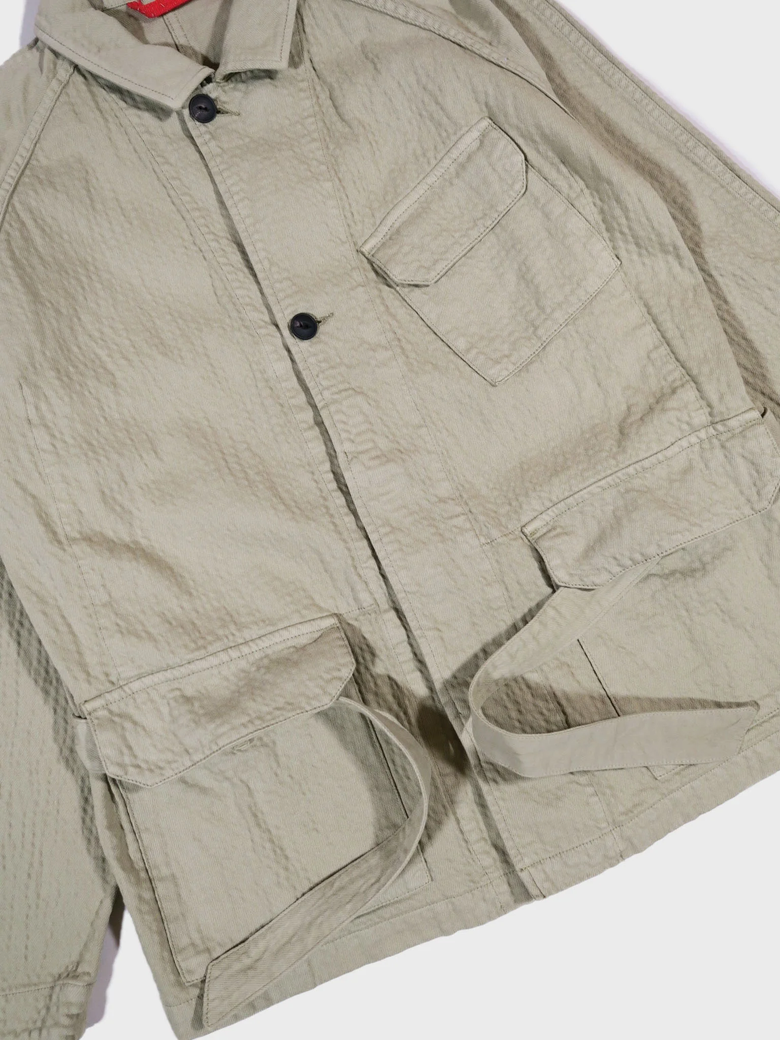 Homecore Panev Ripple Jacket in Swamp Green - Image 3