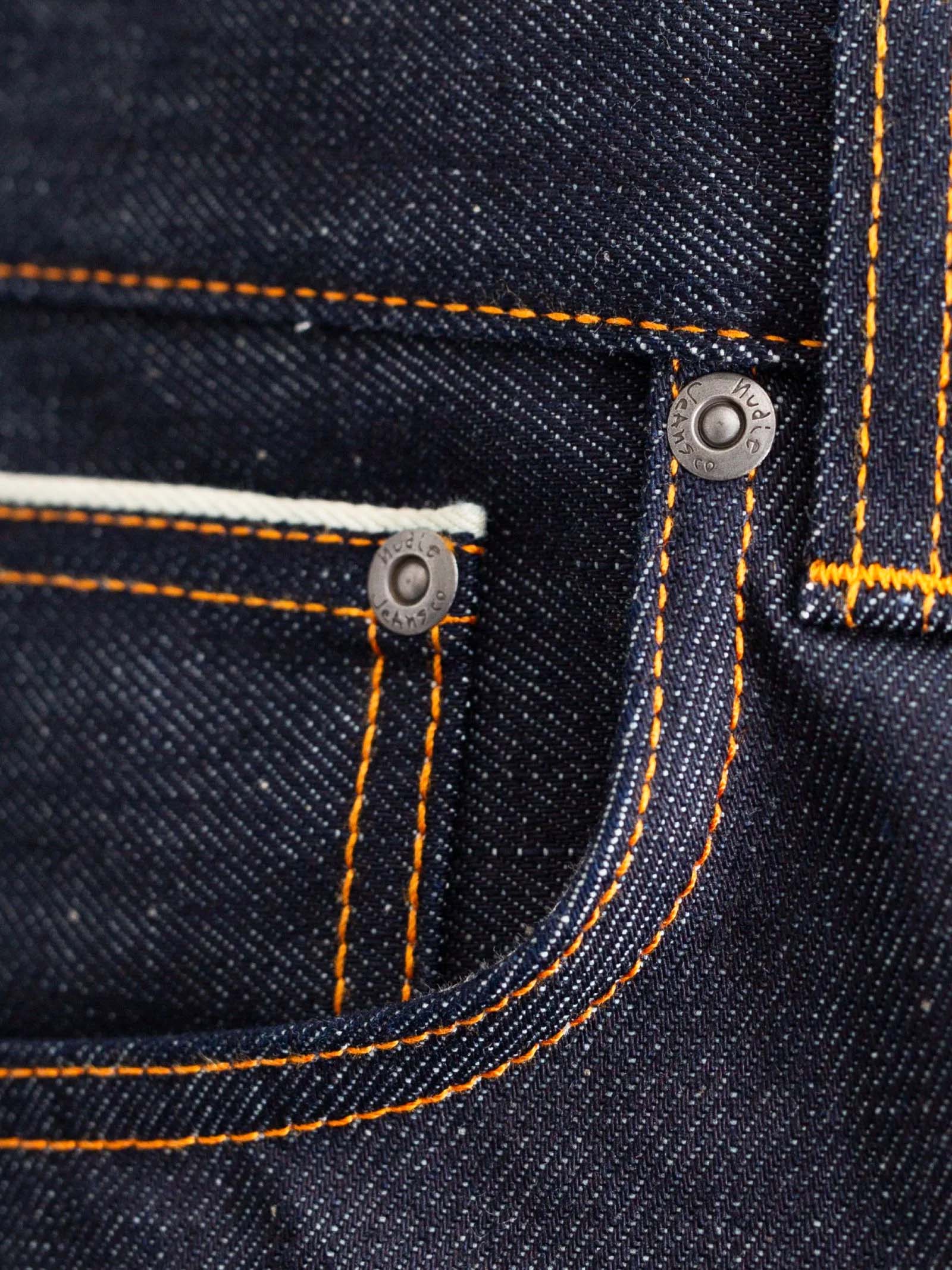 Nudie Jeans Gritty Jackson in Dry Dusk Selvage - Image 4