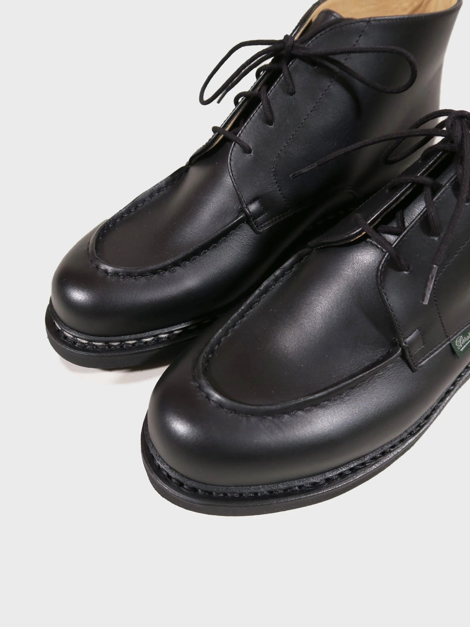 Paraboot Chambord Boot in Lisse Black - Image 3