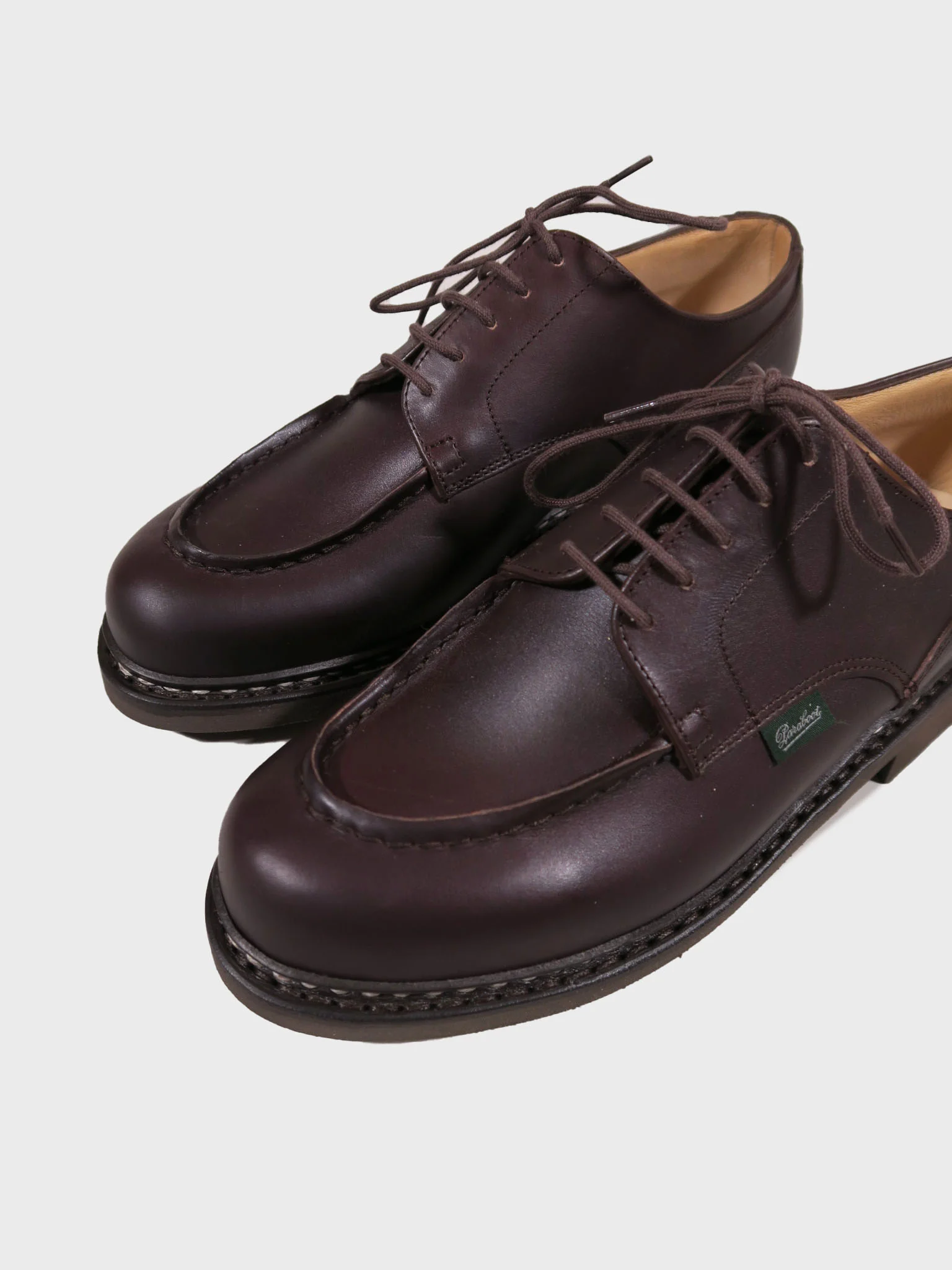 Paraboot Chambord Shoe in Lisse Black - Image 3