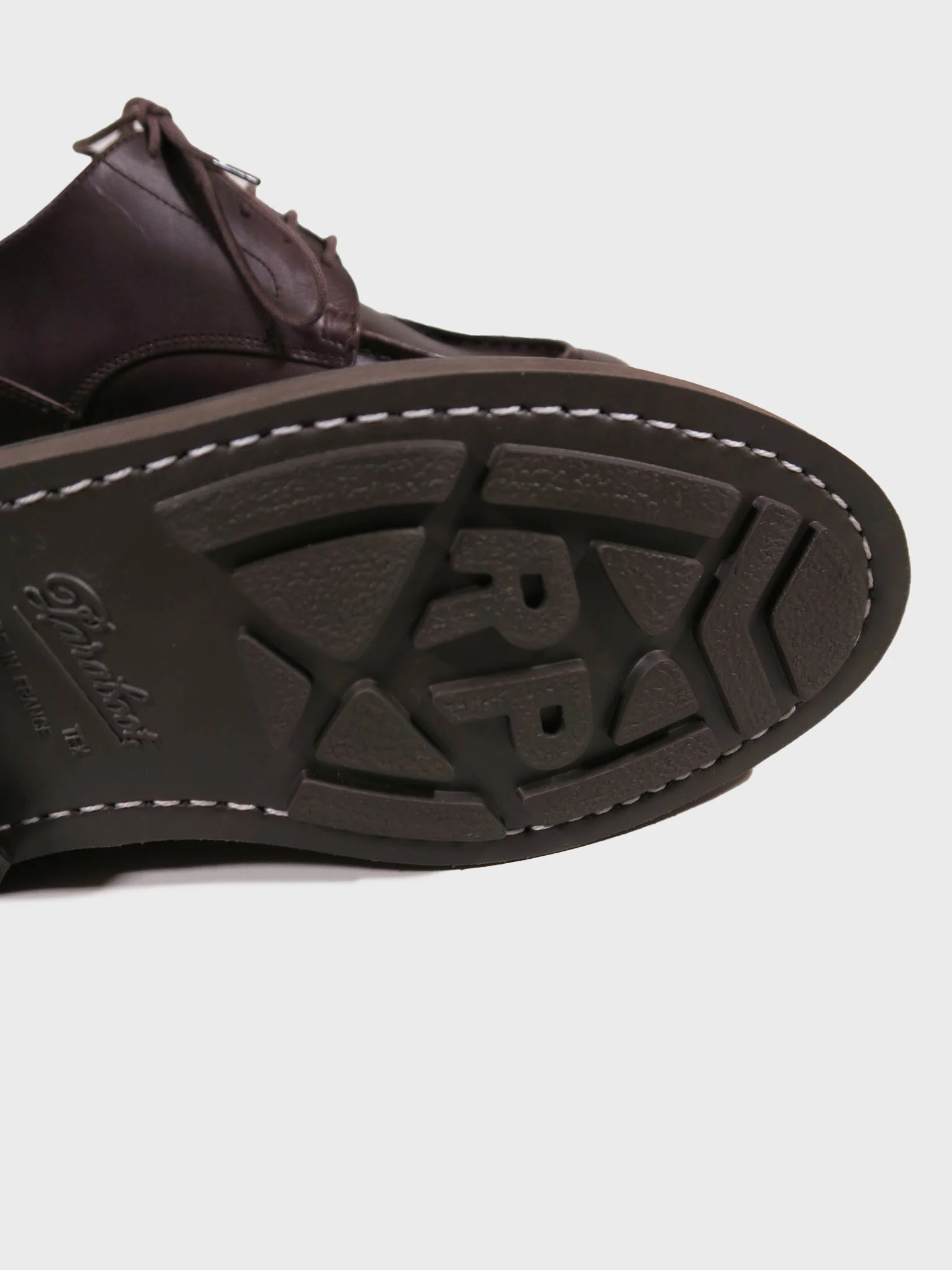 Paraboot Chambord Shoe in Lisse Cafe - Image 5