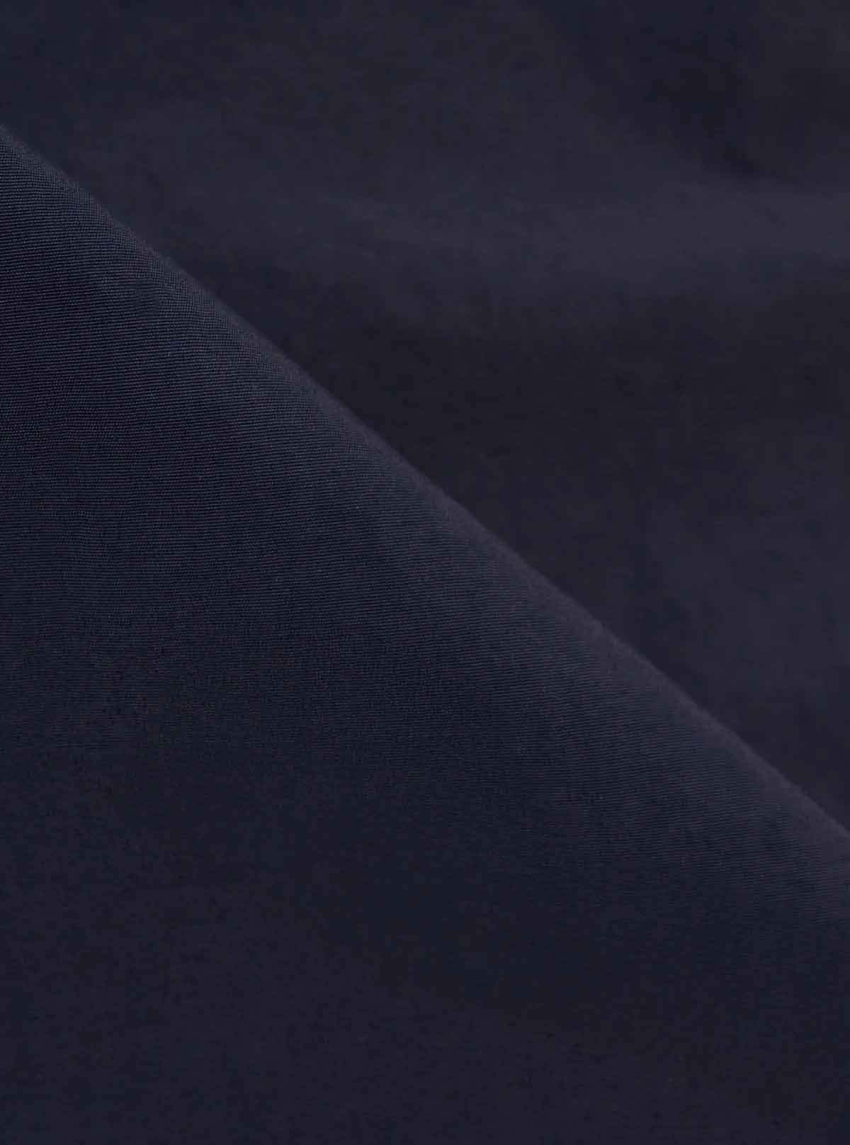 Universal Works Boston Parka in Navy Seo Recycled Nylon - Image 8