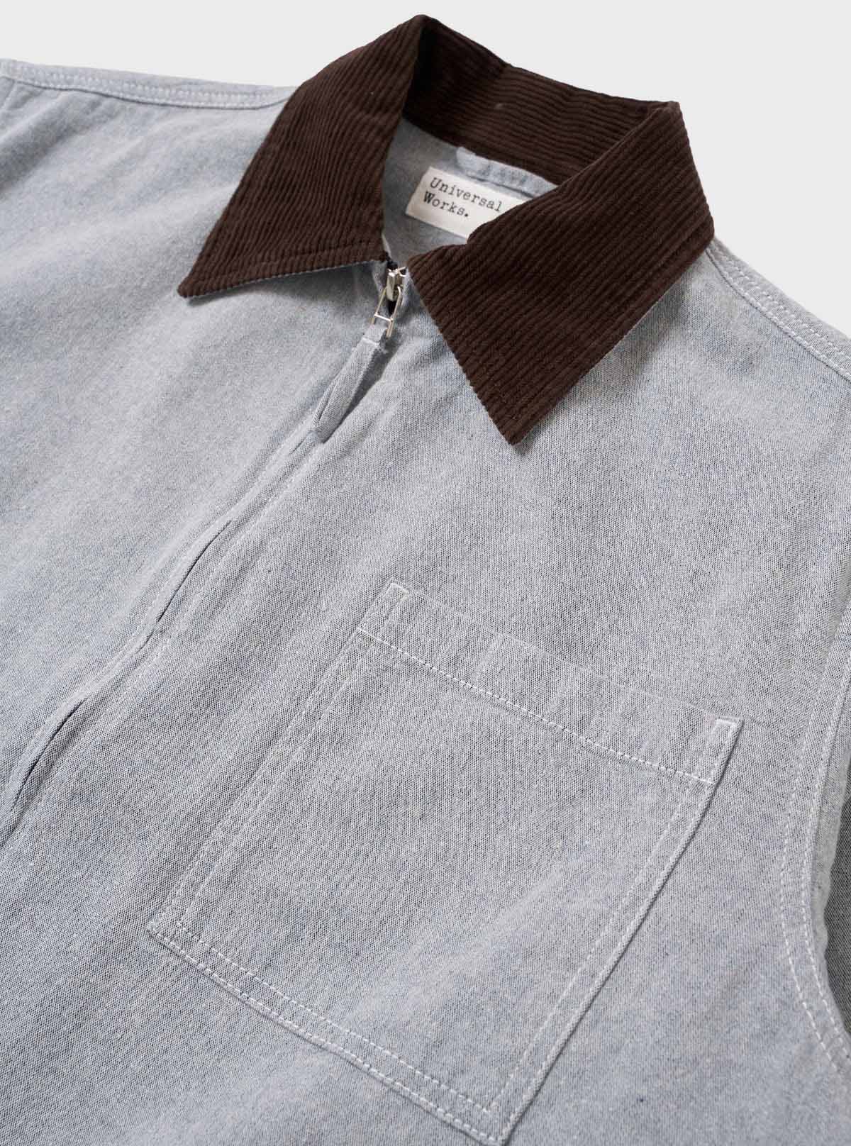 Universal Works Rose Bowl Jacket in Light indigo Jean Cloth Reworked - Image 3