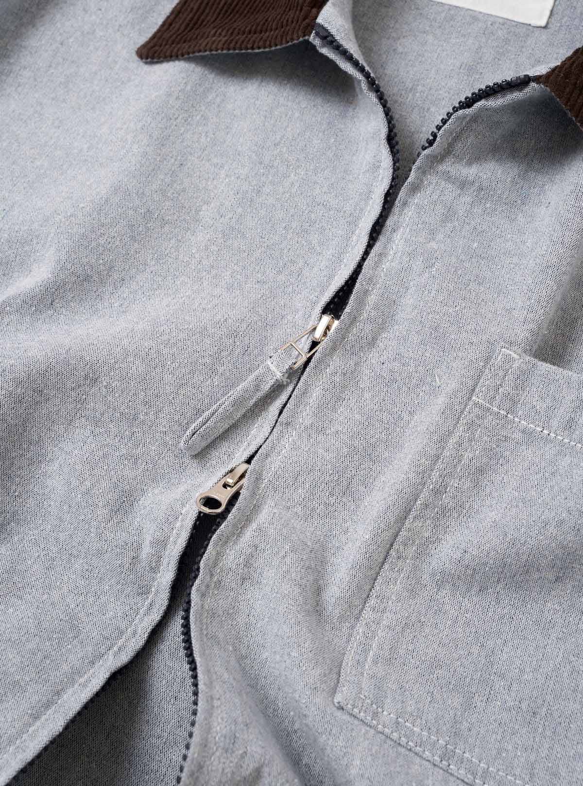 Universal Works Rose Bowl Jacket in Light indigo Jean Cloth Reworked - Image 7