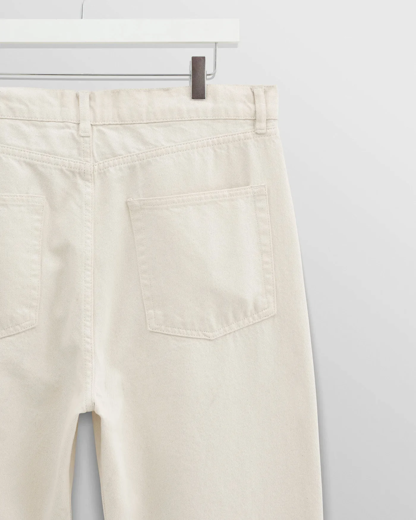 Wax London Loose Fit Jean in Ecru - Image 3