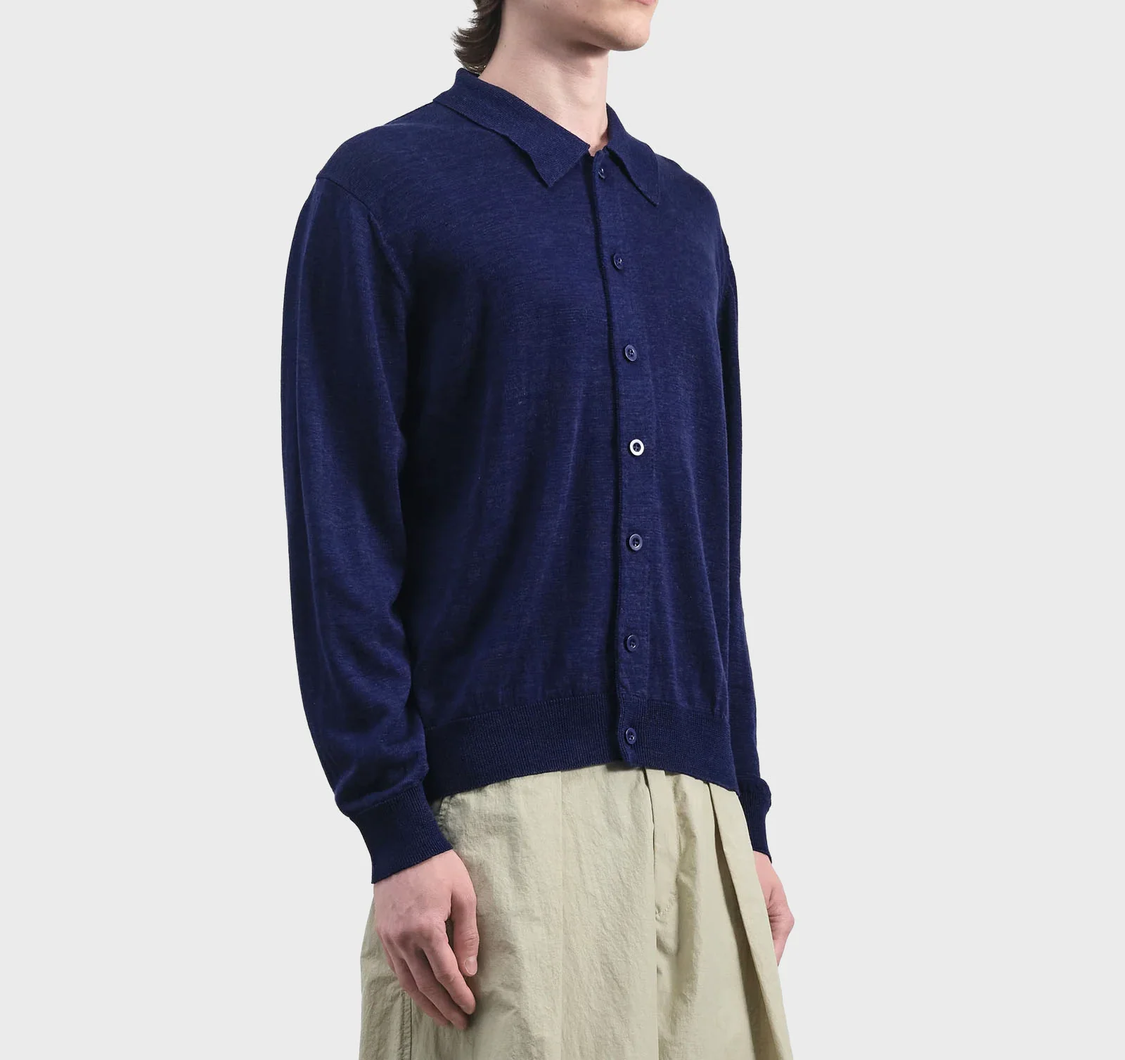 You Must Create Rat Pack Cardigan in Navy - Image 3