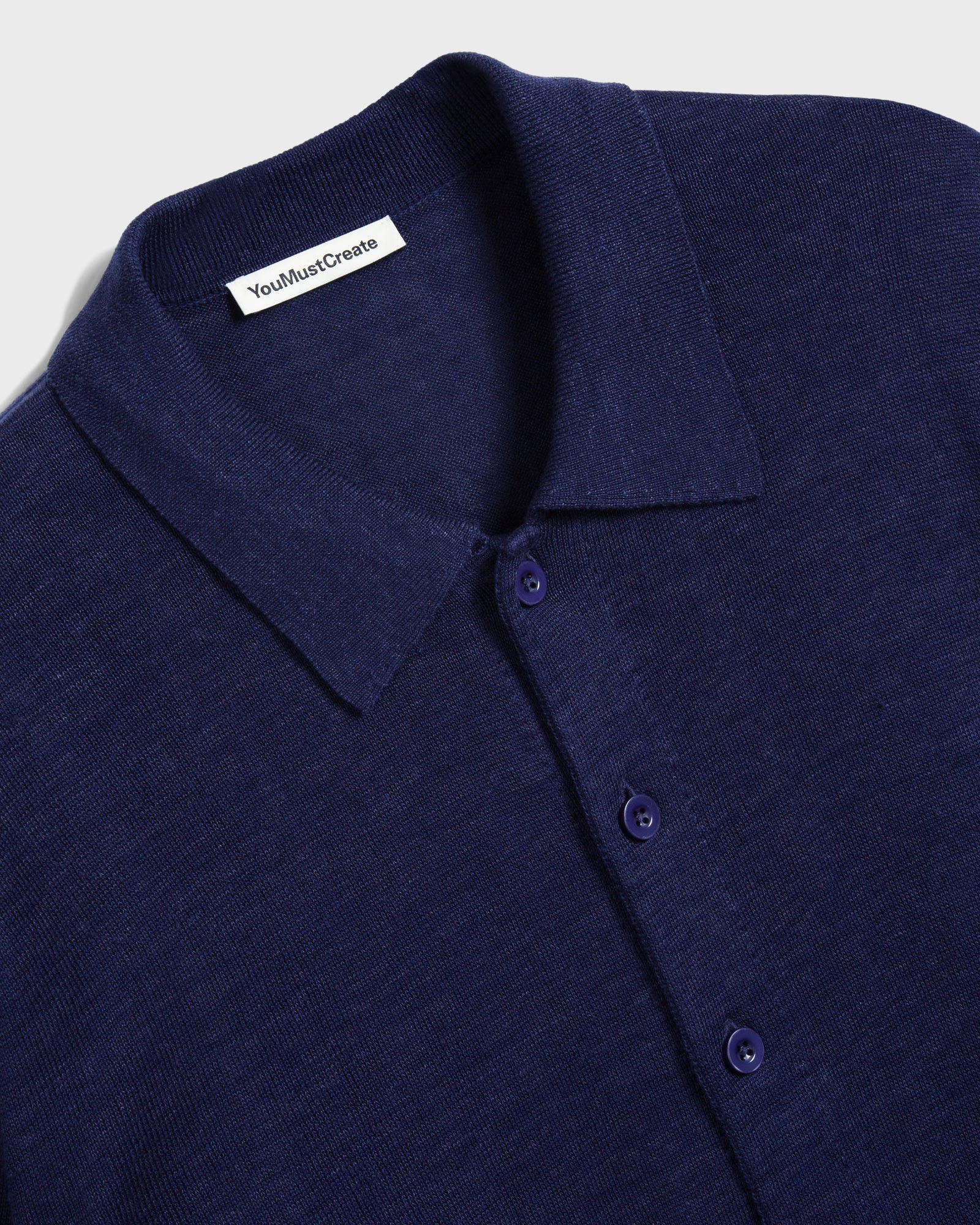 You Must Create Rat Pack Cardigan in Navy - Image 4