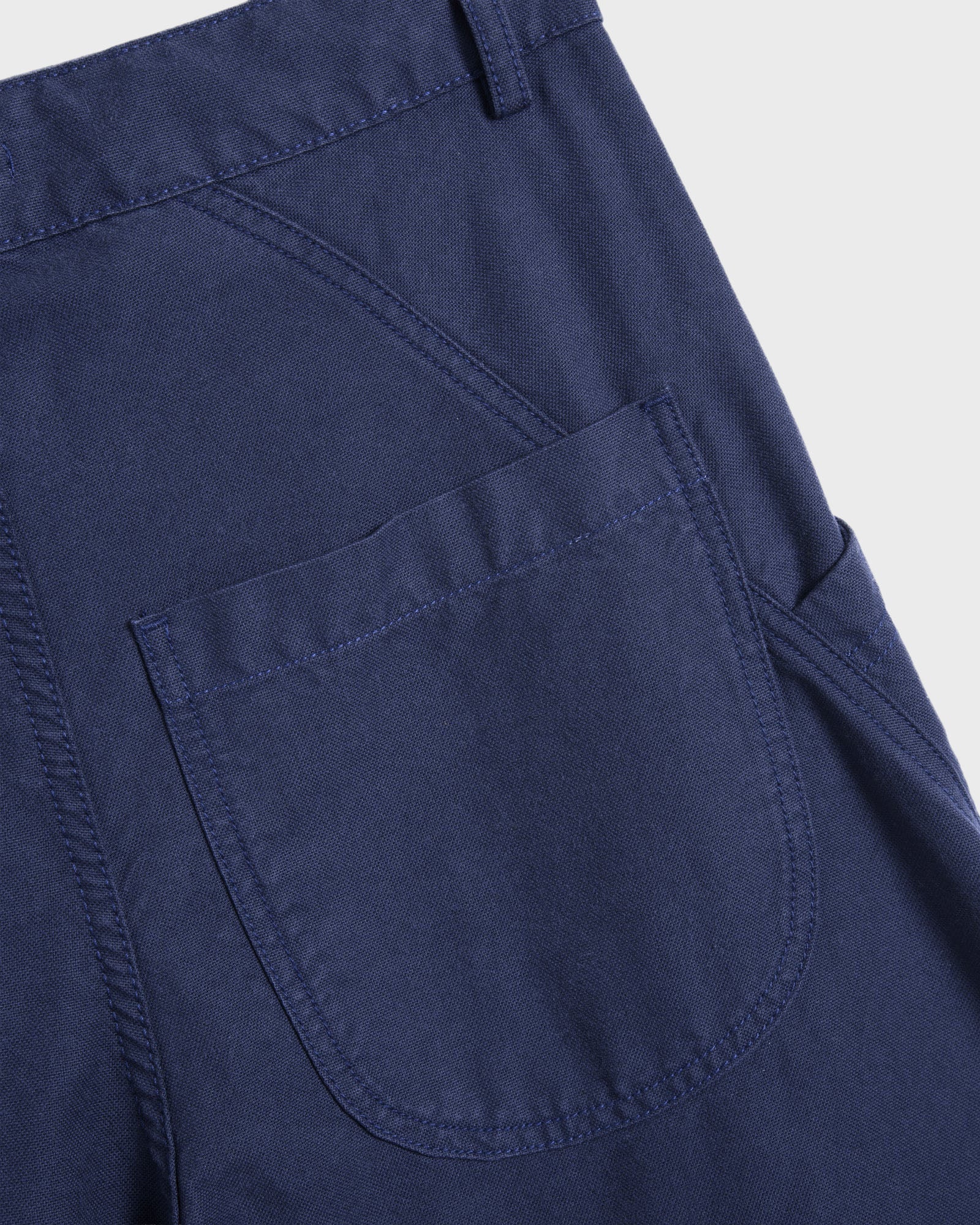 You Must Create Twisted Seam Trouser in Navy - Image 3