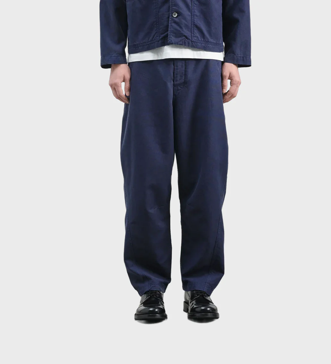 You Must Create Twisted Seam Trouser in Navy - Image 4